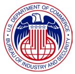 U.S. Department of Commerce Bureau of Industry and Security Icon