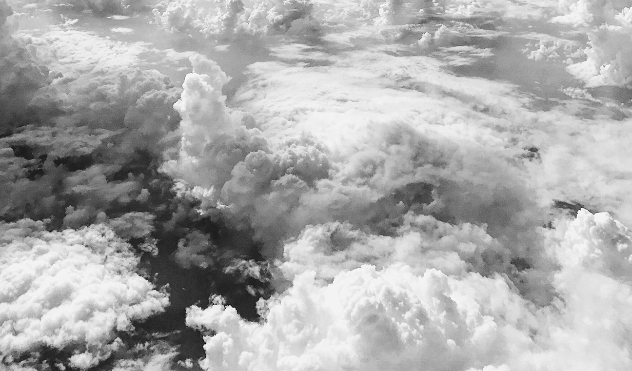 cloud black and white