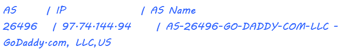 Quick IP2ASN Mapping of IP Address