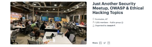 Just Another Security Meetup, OWASP & Ethical Hacking Topics