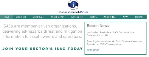 National Council of ISACs