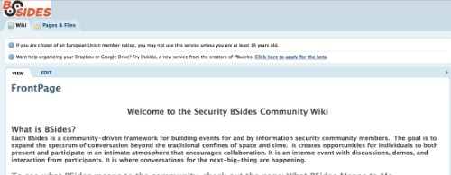 BSides Community Security Conferences