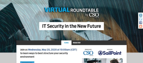CSO Virtual Roundtable: IT Security Northwest Region