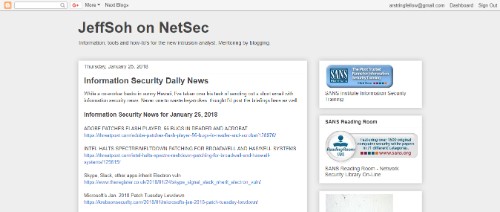 Jeff Soh on NetSec