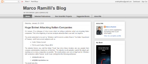 Marco Ramilli's Blog
