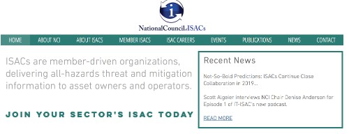 National Council of ISACs