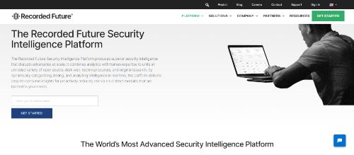 The Recorded Future Security Intelligence Platform