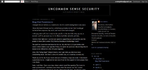 Uncommon Sense Security