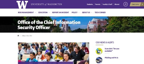 University of Washington - Office of the CISO