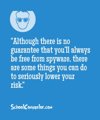Although there is no guarantee that you’ll always be free from spyware, there are some things you can do to seriously lower your risk.