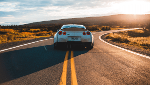 car on highway